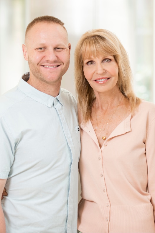 Terese and her son Tim